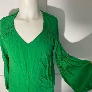 Green Women's Top Anthropologie Maeve